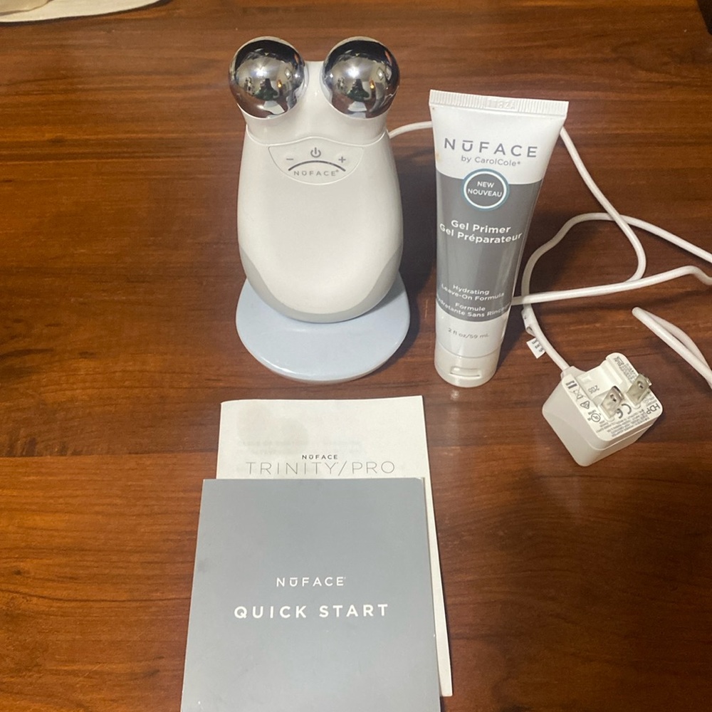 NuFace Trinity/Pro, device, charger and half the bottle of Gel Primer